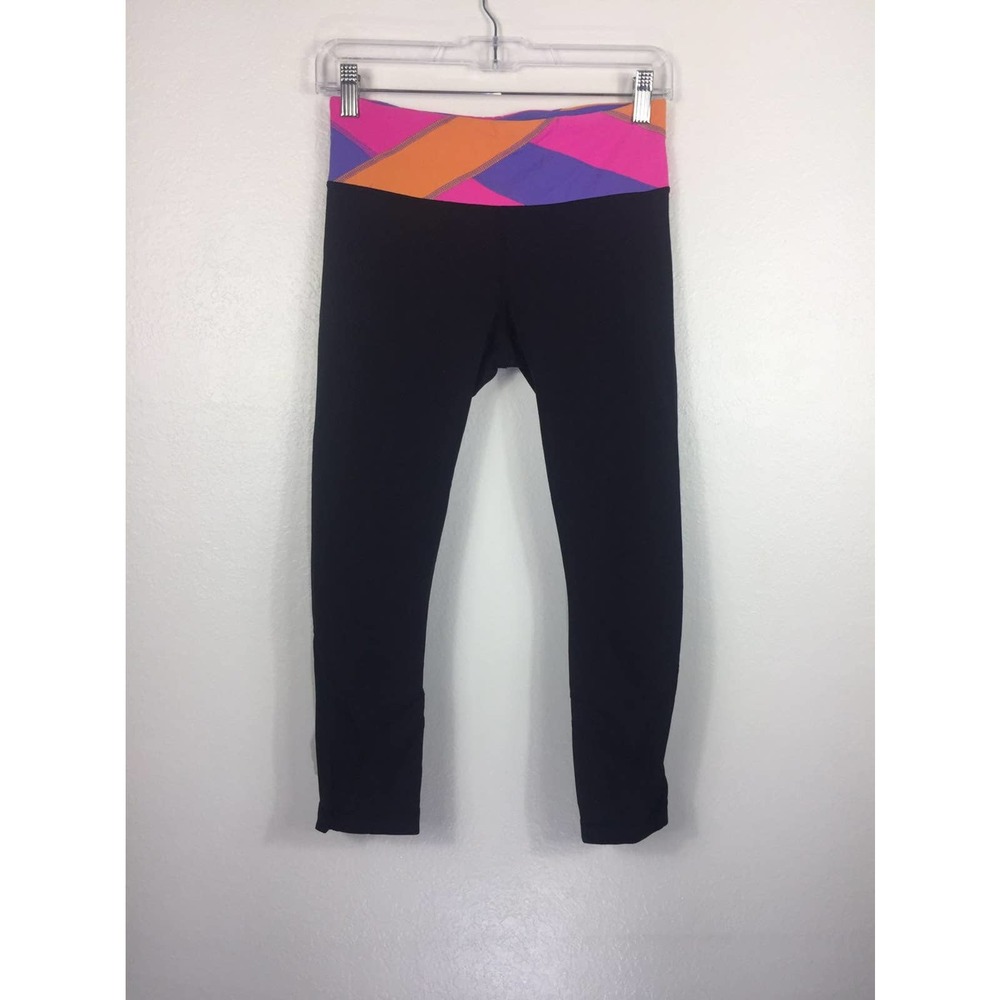 Lululemon Athletica Black Leggings Capri